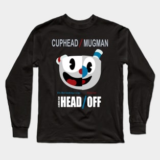 Cuphead - Head Off Long Sleeve T-Shirt